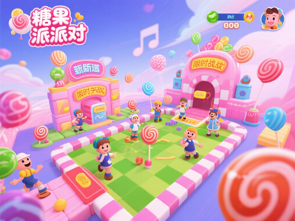 糖果派对最新版不仅保留了经典玩法，还新增了多人对战