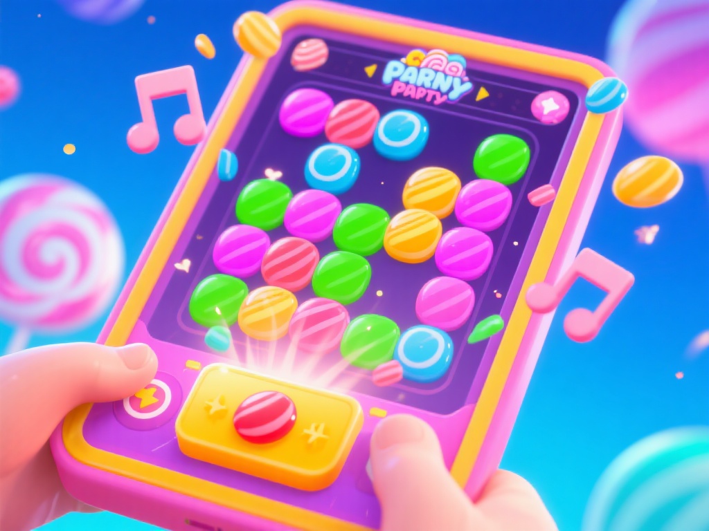 同时，糖果派对的声音设计也极为突出。每当糖果消除或