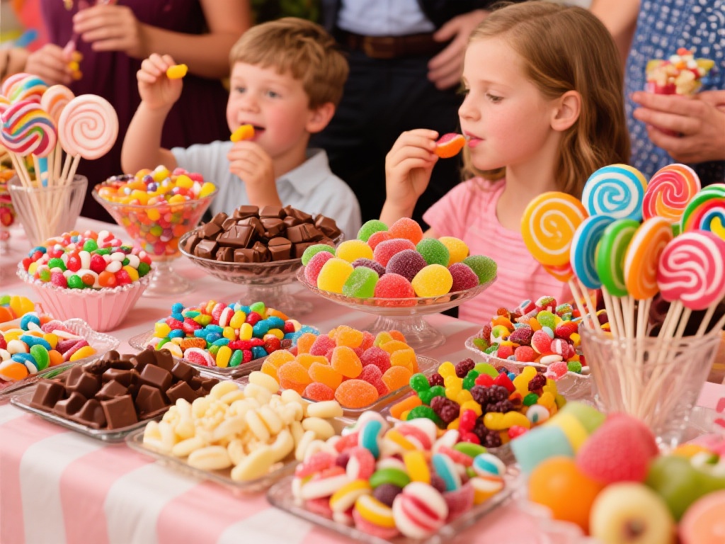 糖果派对免费音乐狂欢夜盛宴 糖果,以其丰富多样的色彩和味道,一直以来都是派对上