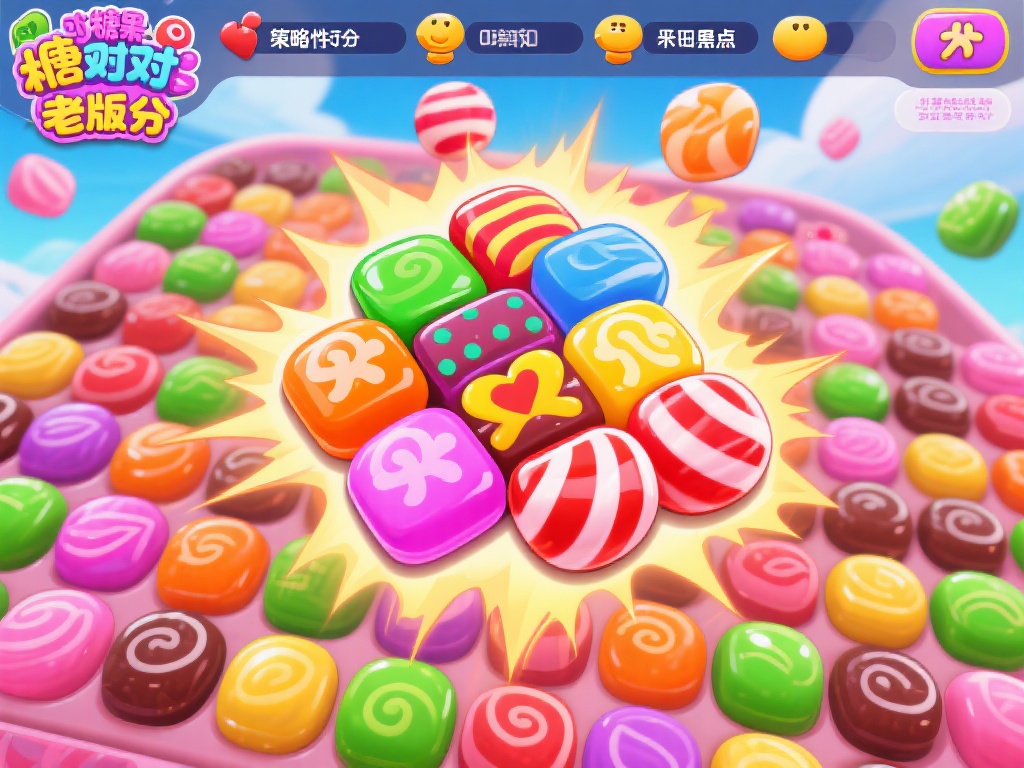 揭秘经典糖果派对老版本独特玩法攻略 要在糖果派对老版中获得高分,策略性思维绝对是不可忽