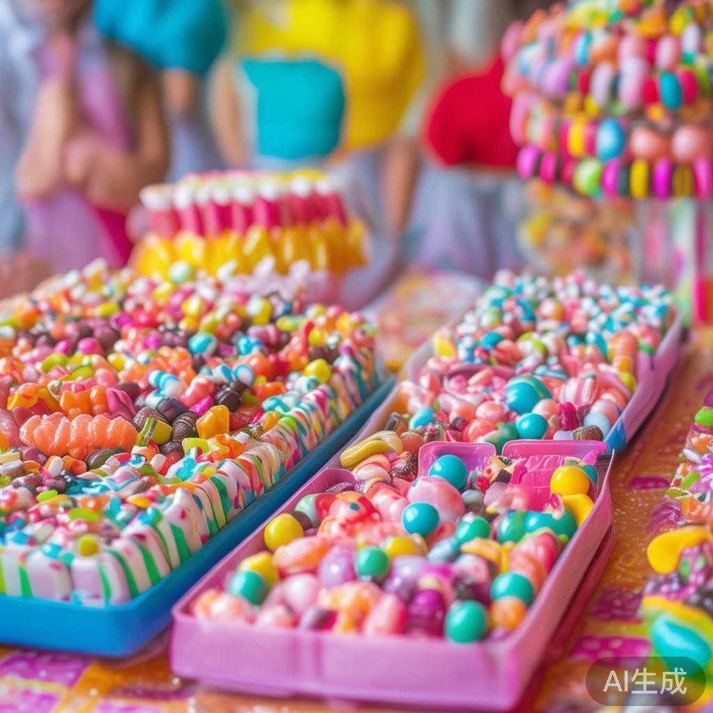 迷你糖果派对以其迷你而可爱的糖果设计，成为众多年轻