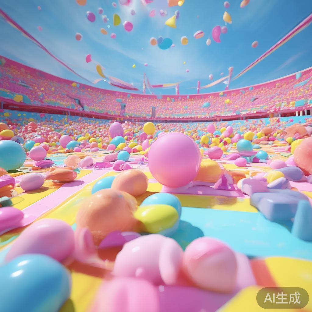 在这里，糖果元素不仅仅是装饰，更成为了游戏设计的亮