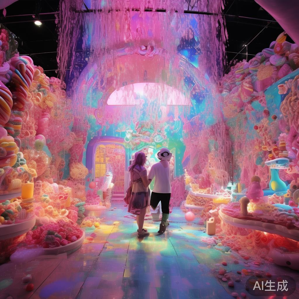 糖果派对518:享受甜蜜欢乐蜜糖盛宴的精彩时刻 为了提升体验感,主办方利用虚拟现实(VR)技术打造