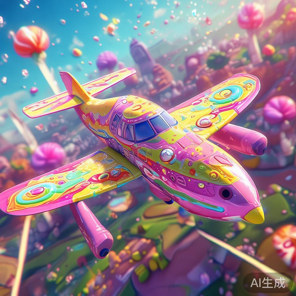 此外，游戏中的飞机模型不仅造型可爱且充满细节设计，