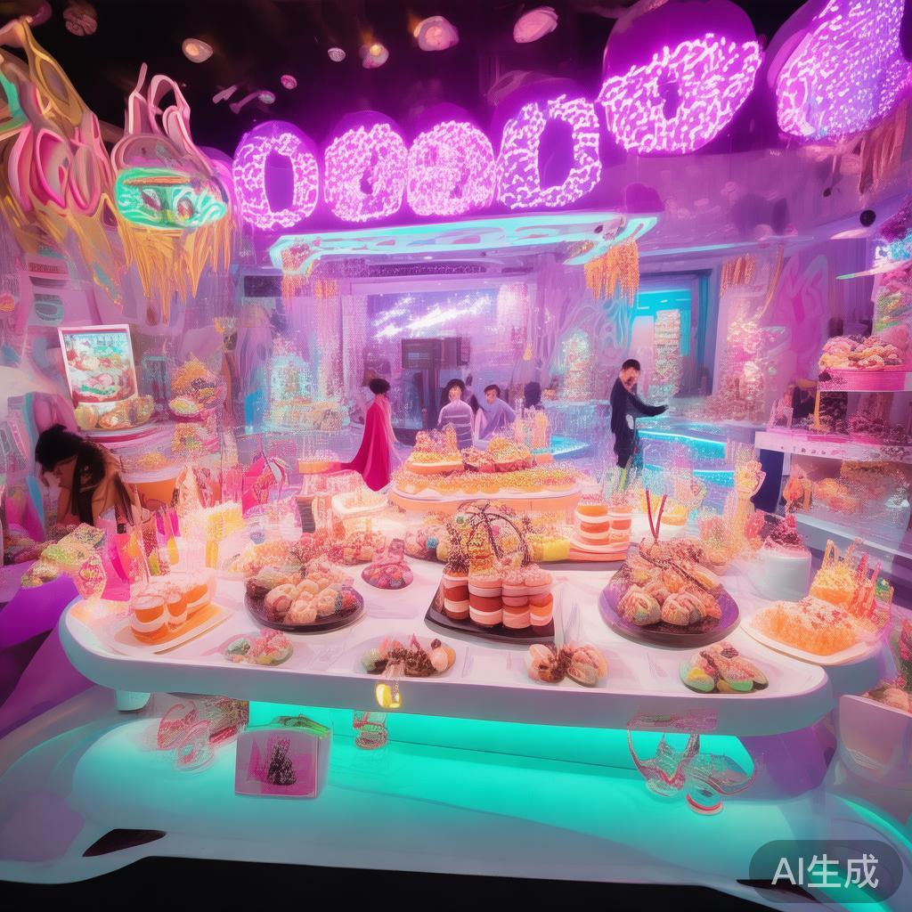 “糖果派对2176”不仅代表着未来科技与娱乐的结合